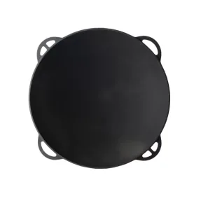 Cazan din fonta cu trepied si capac tigaie 19 jpg