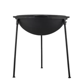 Cazan din fonta cu trepied si capac tigaie 6 jpg