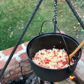 Trepied profesional pentru ceaun si dutch oven 4 jpg