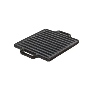Placă grătar reversibilă pentru 1 ochi de aragaz 22x22cm