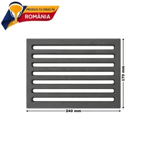 gratar din fonta abba 240 x 170 mm 485454