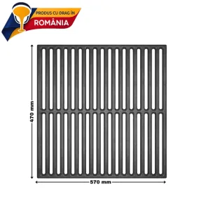 gratar din fonta pentru centrala 570 x 470 x 25 mm 080632