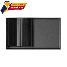 PLITĂ DIN FONTĂ MIXTĂ CU BORDURĂ 425 x 240 mm