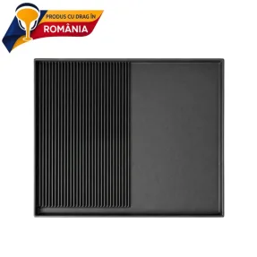 PLITĂ DIN FONTĂ MIXTĂ CU BORDURĂ 690 x 550 mm