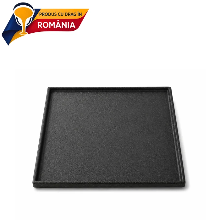 PLITĂ DIN FONTĂ NETEDĂ CU BORDURĂ 310 x 290 mm 4 PLITĂ DIN FONTĂ NETEDĂ CU BORDURĂ 310 x 290 mm - imagine 2