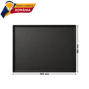PLITĂ DIN FONTĂ NETEDĂ CU BORDURĂ 460 x 360 mm 7 plita din fonta neteda cu bordura 460 x 360 mm 073251