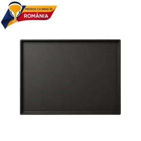 PLITĂ DIN FONTĂ NETEDĂ CU BORDURĂ 460 x 360 mm