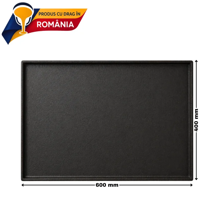 PLITĂ DIN FONTĂ NETEDĂ CU BORDURĂ 600 x 400 mm 6 PLITĂ DIN FONTĂ NETEDĂ CU BORDURĂ 600 x 400 mm - imagine 4