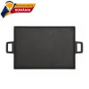 PLITĂ DIN FONTĂ NETEDĂ CU BORDURĂ ȘI DOUĂ MÂNERE 410 x 310 mm 2 plita din fonta neteda cu bordura si doua manere 410 x 310 mm 407779