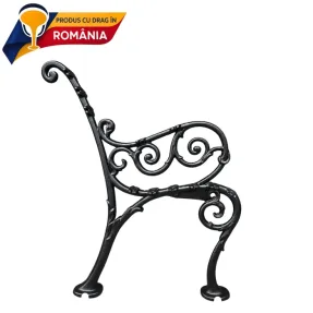Picior din fontă pentru bancă 800 x 590 mm