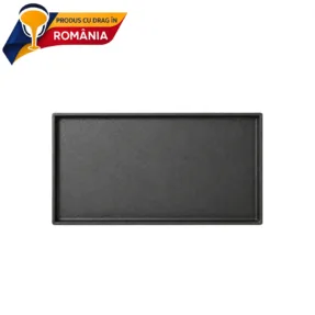 Plită din fontă netedă cu bordură 410 x 240 mm