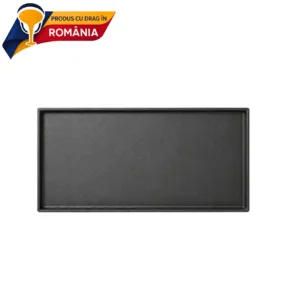 Plită din fontă netedă cu bordură 440 x 220 mm