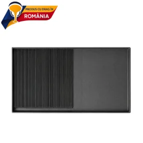 Plită mixtă din fontă cu bordură 700 x 370 mm